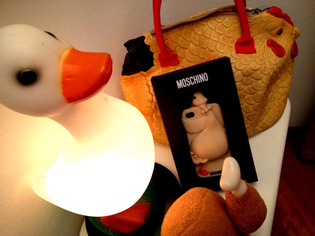 tegamini oca luisa moschino papera lampada