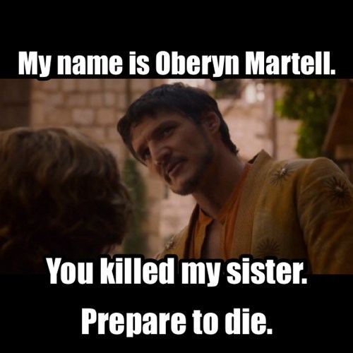 game of thrones oberyn