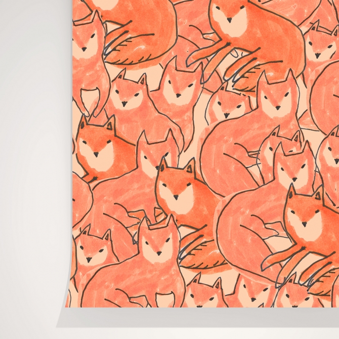 fox-croud-wallpaper